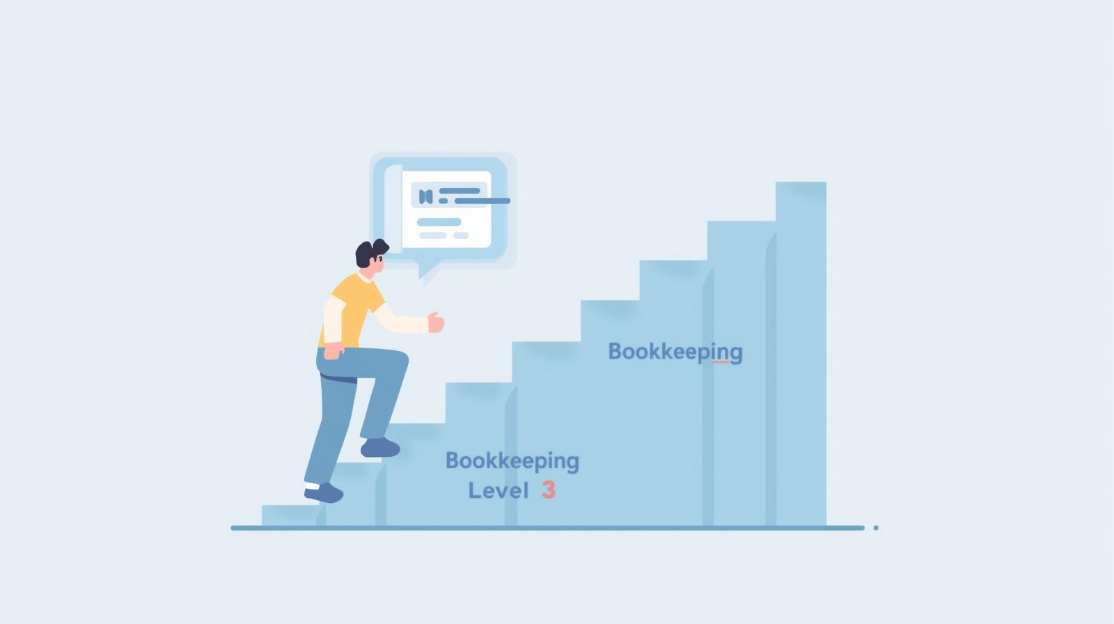 簿記3級 難易度 をイメージした図
